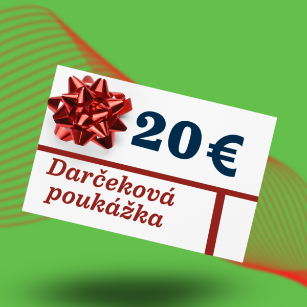 20 €  darčeková poukážka
