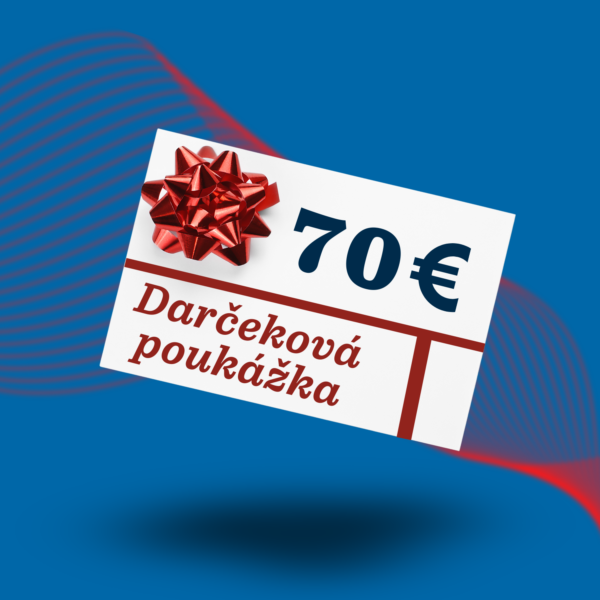 70 €  darčeková poukážka